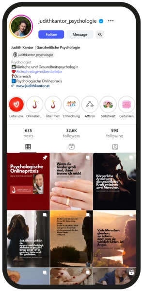 Psychologische Onlinetherapie Mag. Judith Kantor